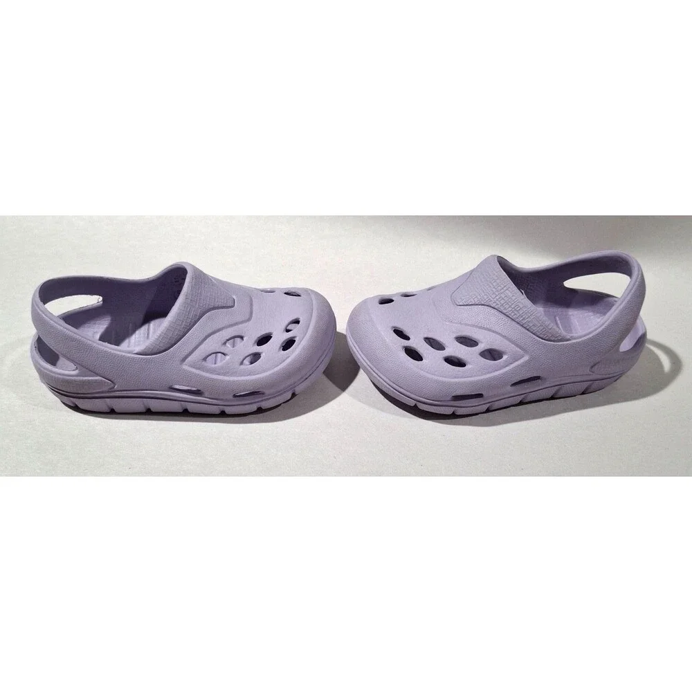 Wonder Nation Toddler Girls USA Clogs Shoes Lilac Purple Size 4 Infant Water